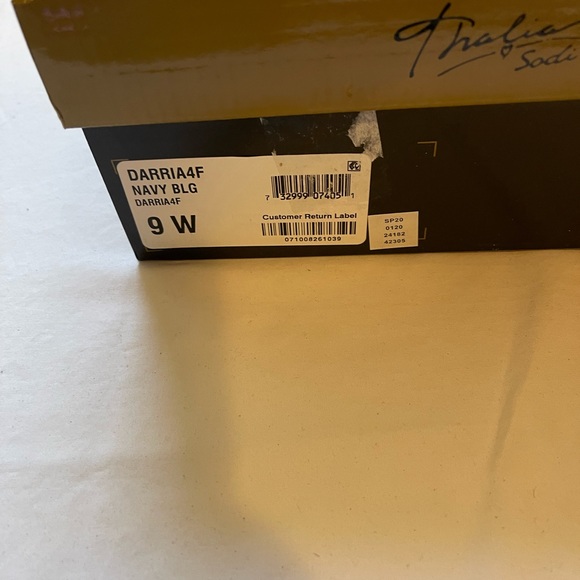 Navy Thalia Sodi Daria sandals - Picture 5 of 5